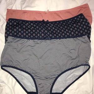 Adrienne Vittadini Plus Panties. 3 pack NWOT